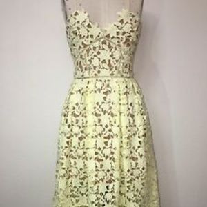 self portrait azaelea dress light yellow